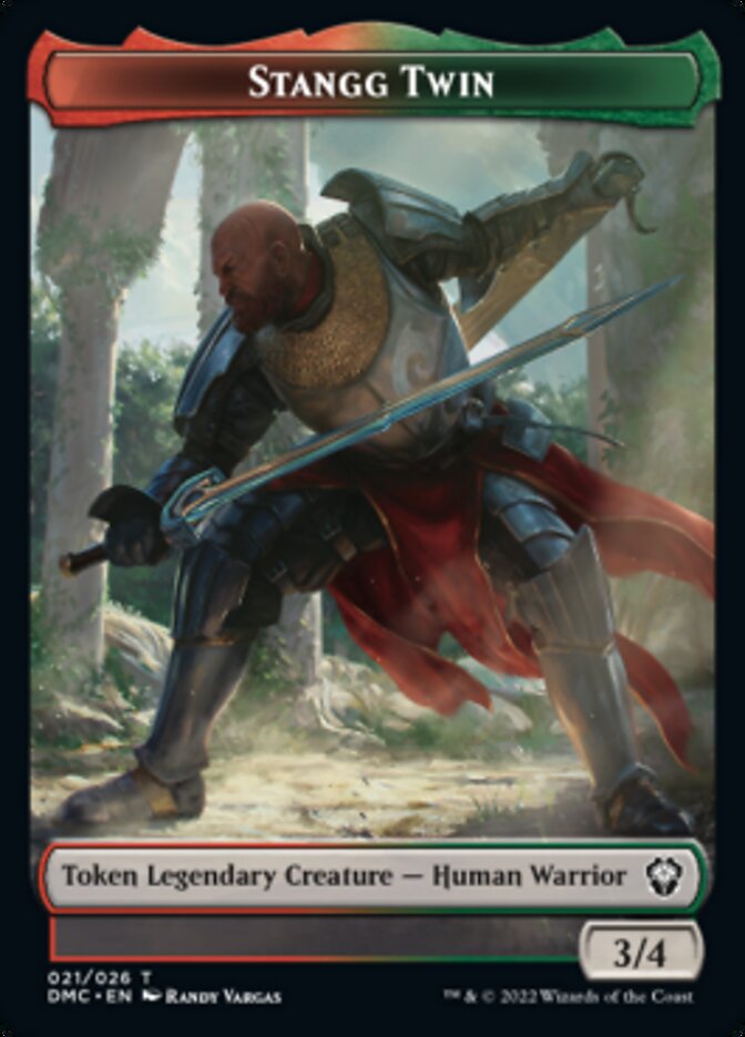 Stangg Twin Token [Dominaria United Commander Tokens] - Magic: The Gathering - Card Brawlers | Quebec | Canada |