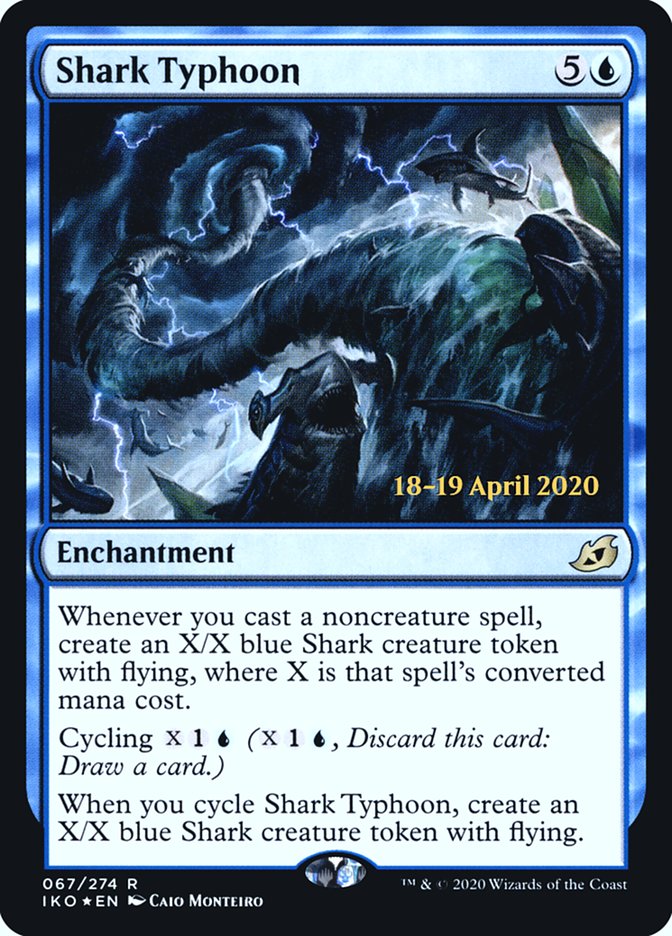 Shark Typhoon [Ikoria: Lair of Behemoths Prerelease Promos] - Magic: The Gathering - Card Brawlers | Quebec | Canada |