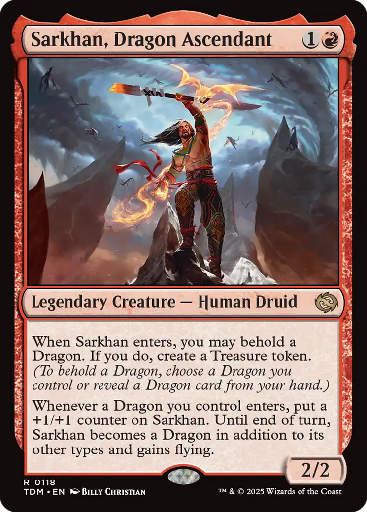 Sarkhan, Dragon Ascendant (118) [Tarkir: Dragonstorm] - Magic: The Gathering - Card Brawlers | Quebec | Canada |