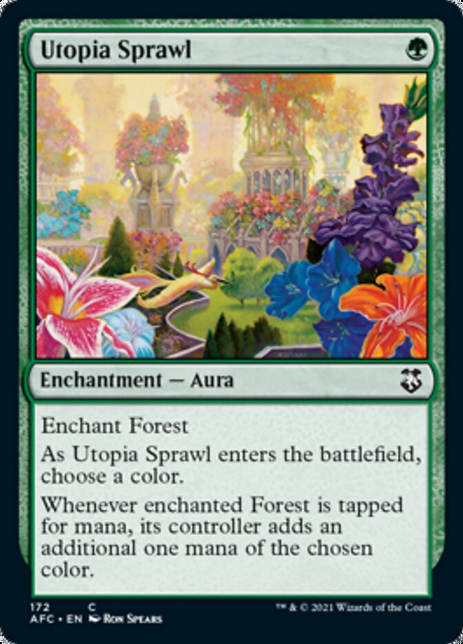 Utopia Sprawl [Dungeons & Dragons: Adventures in the Forgotten Realms Commander] - Magic: The Gathering - Card Brawlers | Quebec | Canada |
