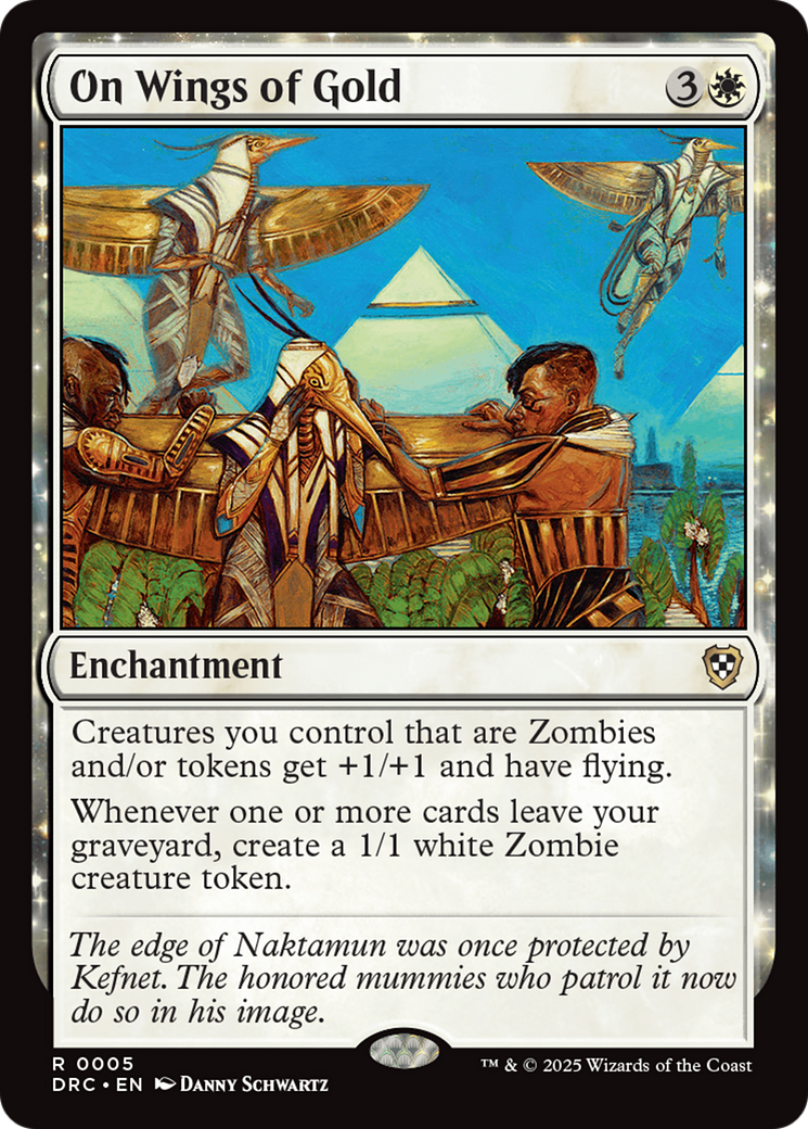 On Wings of Gold [Aetherdrift Commander] - Magic: The Gathering - Card Brawlers | Quebec | Canada |