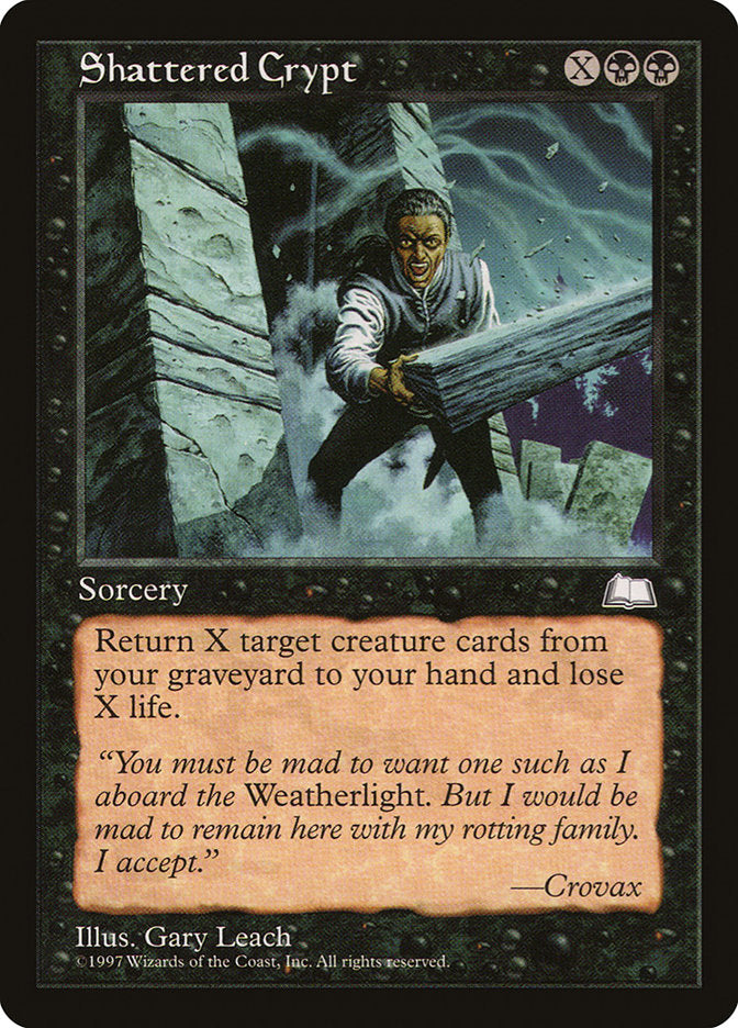 Shattered Crypt [Weatherlight] - Magic: The Gathering - Card Brawlers | Quebec | Canada |