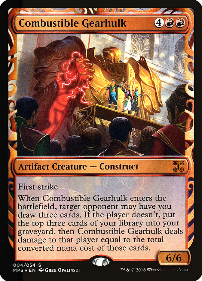 Combustible Gearhulk [Kaladesh Inventions] - Magic: The Gathering - Card Brawlers | Quebec | Canada |