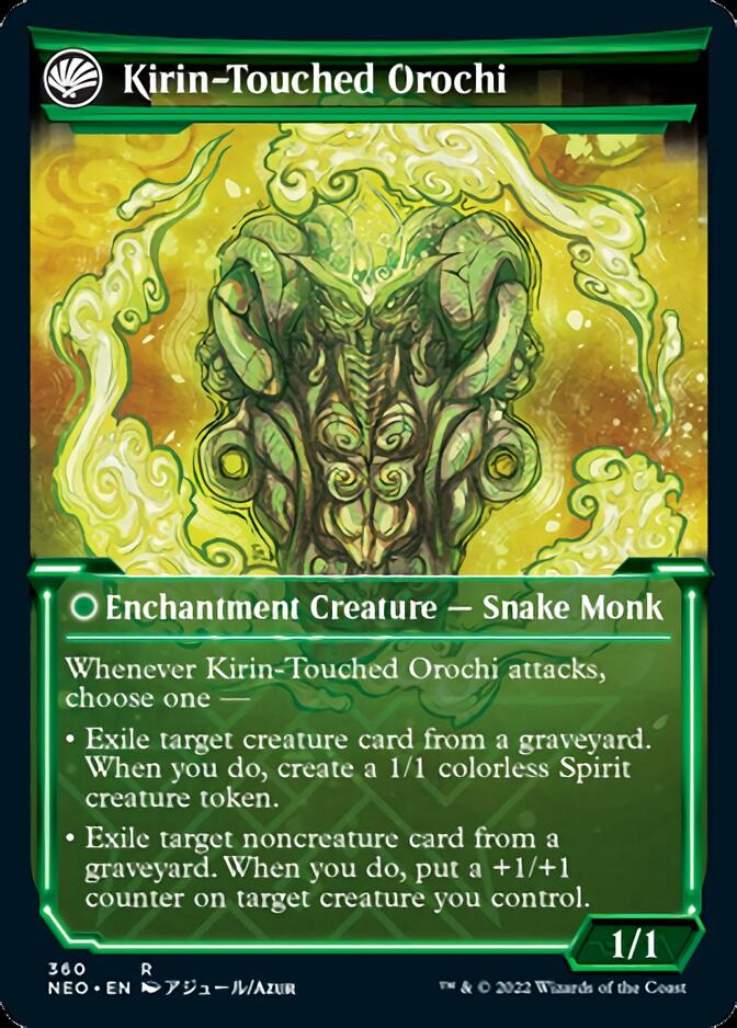 Teachings of the Kirin // Kirin-Touched Orochi (Showcase Soft Glow) [Kamigawa: Neon Dynasty] - Magic: The Gathering - Card Brawlers | Quebec | Canada |