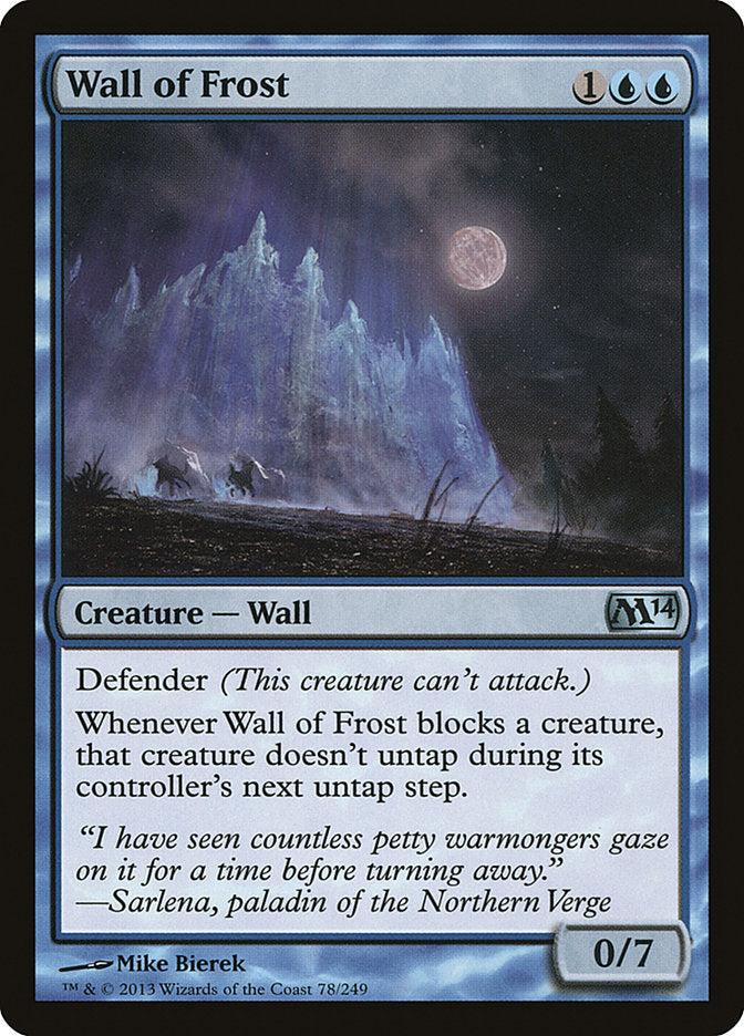 Wall of Frost [Magic 2014] - Magic: The Gathering - Card Brawlers | Quebec | Canada |