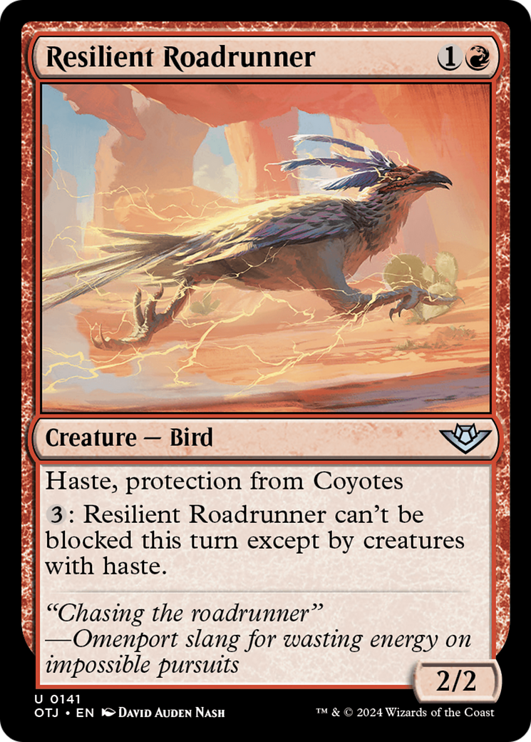 Resilient Roadrunner [Outlaws of Thunder Junction] - Magic: The Gathering - Card Brawlers | Quebec | Canada |