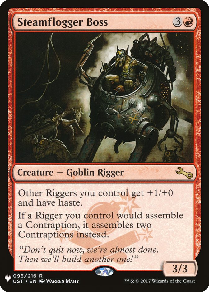 Steamflogger Boss [The List] - Magic: The Gathering - Card Brawlers | Quebec | Canada |