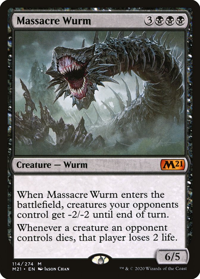 Massacre Wurm [Core Set 2021] - Magic: The Gathering - Card Brawlers | Quebec | Canada |