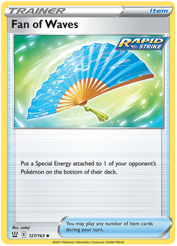 Fan of Waves (127/163) [Sword & Shield: Battle Styles] - Pokémon - Card Brawlers | Quebec | Canada |