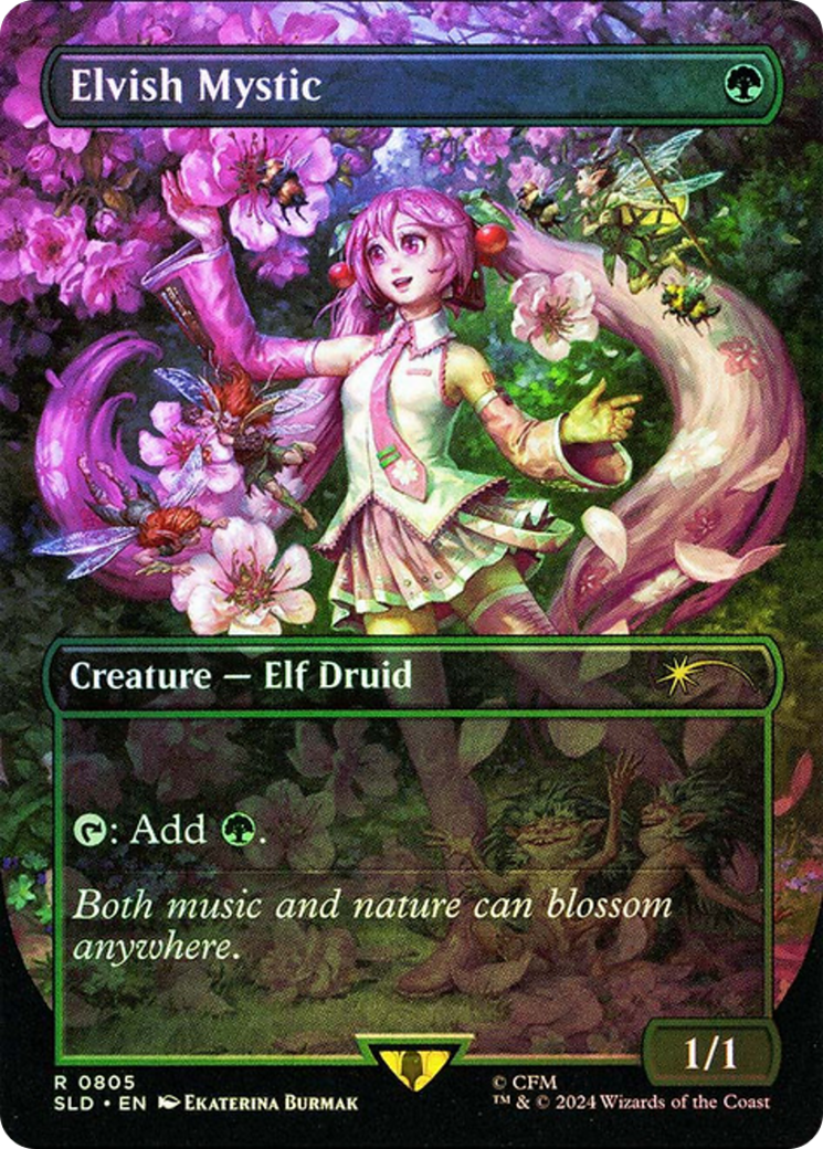 Elvish Mystic (0805) (Rainbow Foil) [Secret Lair Drop Series] - Magic: The Gathering - Card Brawlers | Quebec | Canada |
