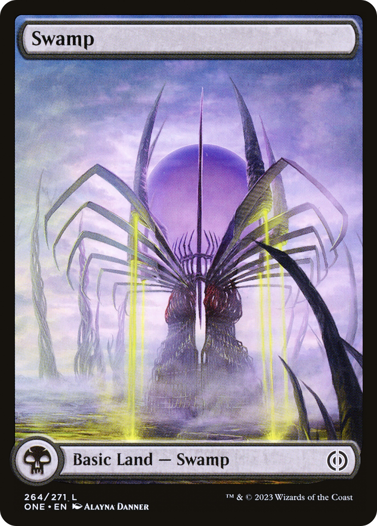 Swamp (264) (Full-Art) [Phyrexia: All Will Be One] - Magic: The Gathering - Card Brawlers | Quebec | Canada |