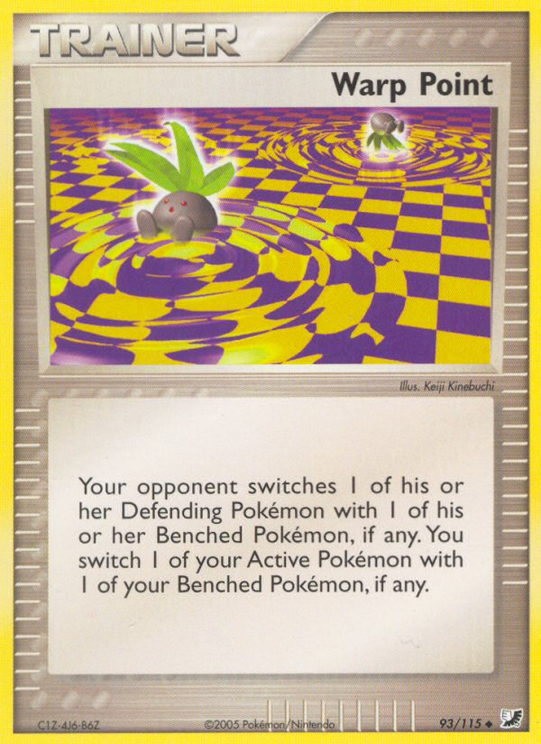 Warp Point (93/115) [EX: Unseen Forces] - Pokémon - Card Brawlers | Quebec | Canada |