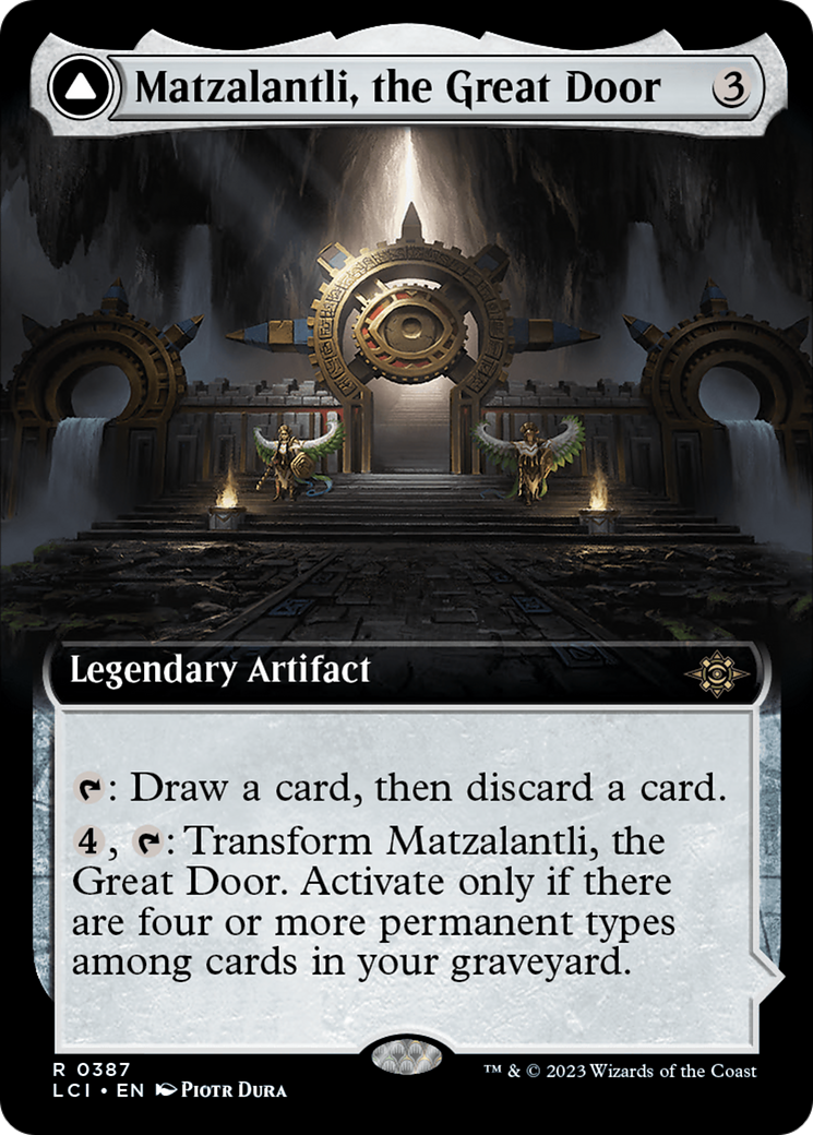 Matzalantli, the Great Door // The Core (Extended Art) [The Lost Caverns of Ixalan] - Magic: The Gathering - Card Brawlers | Quebec | Canada |