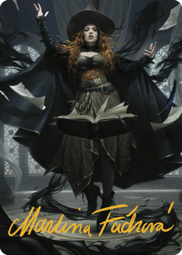 Tasha, the Witch Queen Art Card (41) (Gold-Stamped Signature) [Commander Legends: Battle for Baldur's Gate Art Series] - Magic: The Gathering - Card Brawlers | Quebec | Canada |