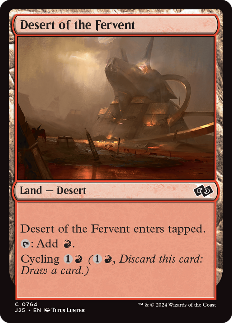Desert of the Fervent [Foundations Jumpstart] - Magic: The Gathering - Card Brawlers | Quebec | Canada |