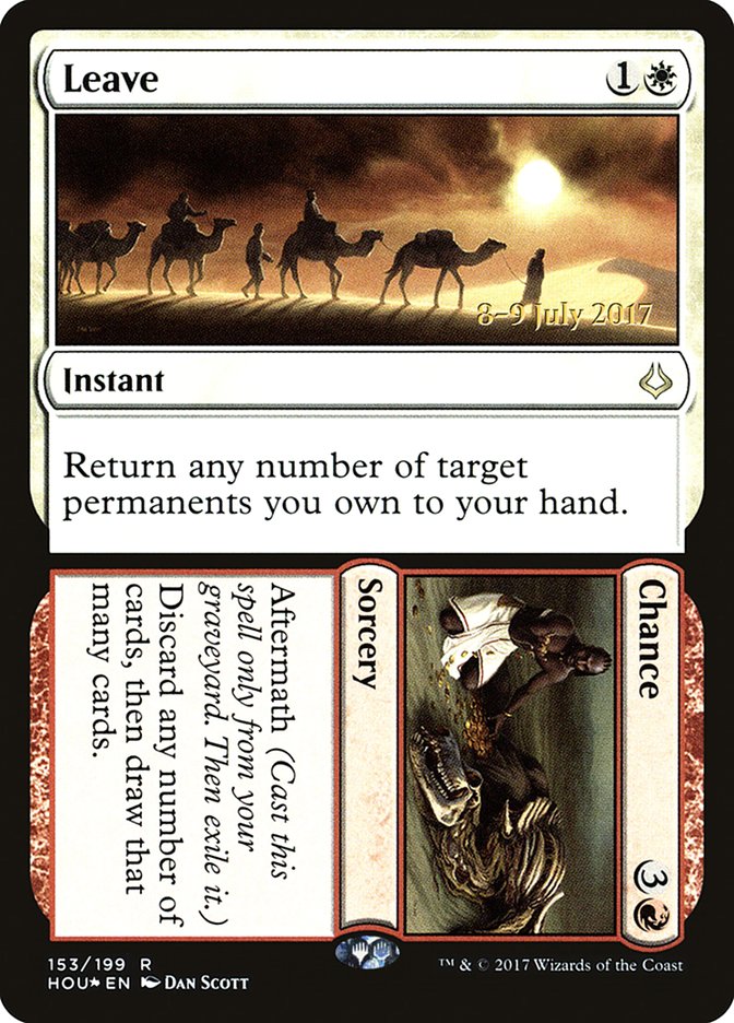 Leave // Chance [Hour of Devastation Prerelease Promos] - Magic: The Gathering - Card Brawlers | Quebec | Canada |