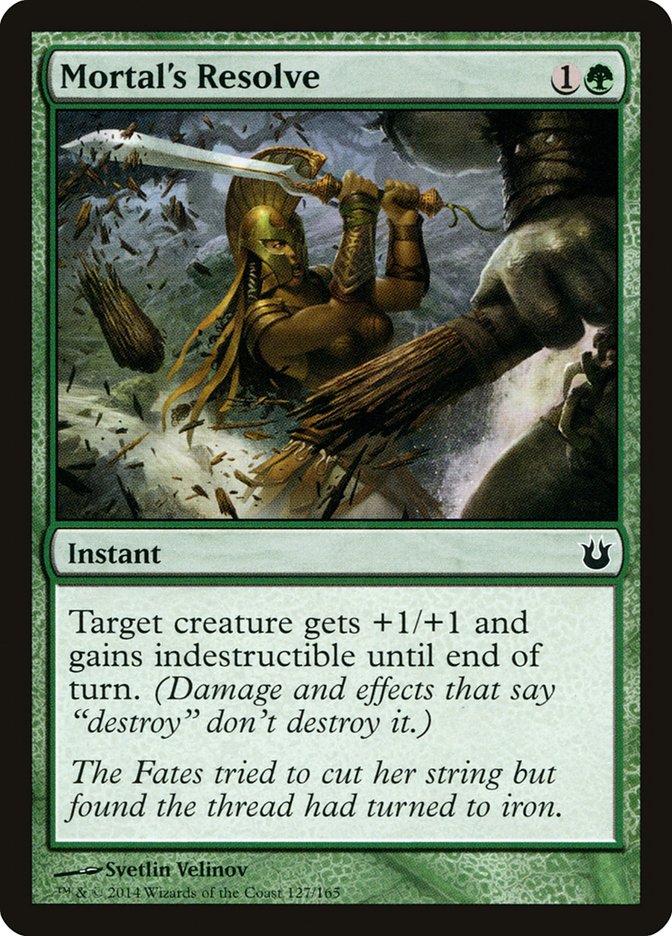 Mortal's Resolve [Born of the Gods] - Magic: The Gathering - Card Brawlers | Quebec | Canada |