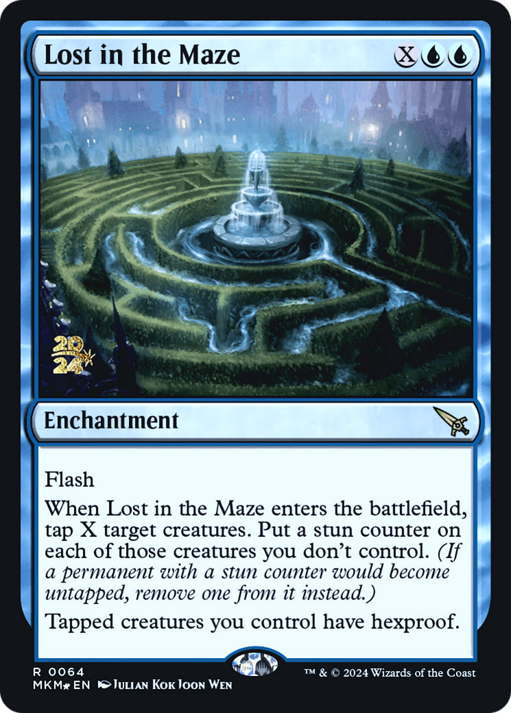Lost in the Maze [Murders at Karlov Manor Prerelease Promos] - Magic: The Gathering - Card Brawlers | Quebec | Canada |