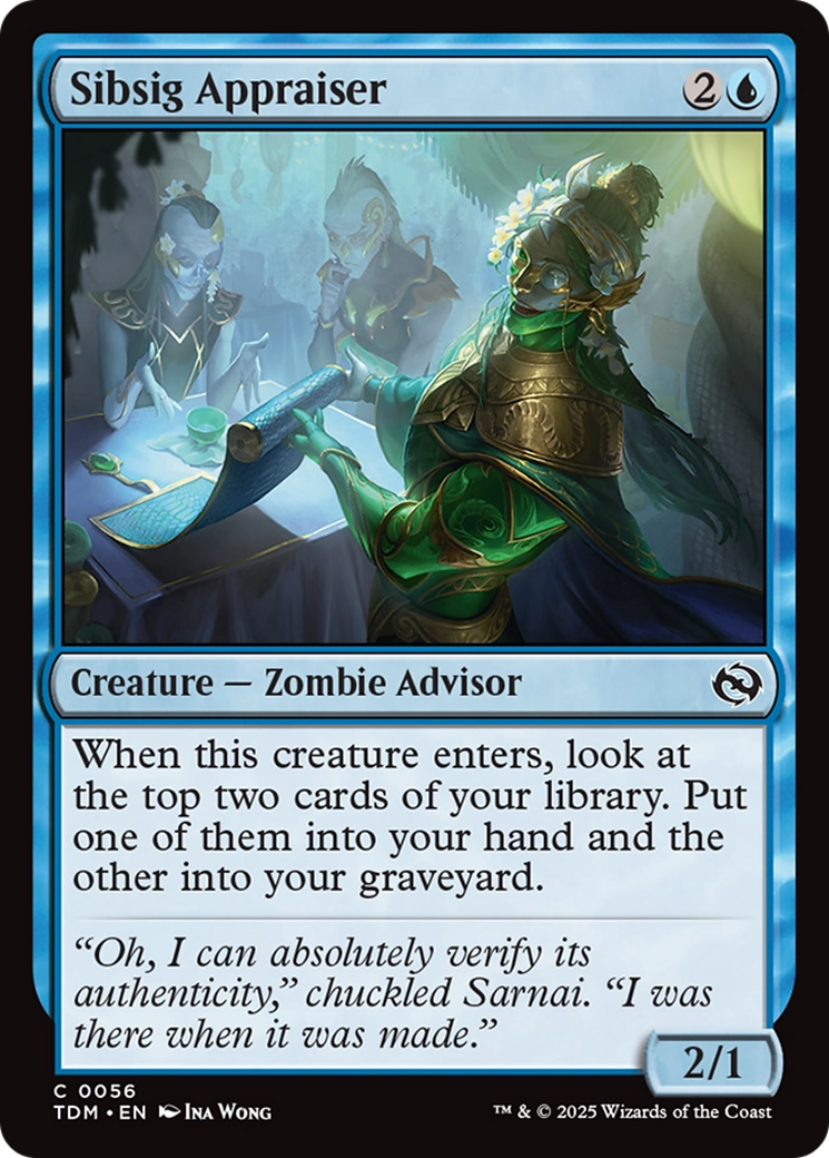 Sibsig Appraiser [Tarkir: Dragonstorm] - Magic: The Gathering - Card Brawlers | Quebec | Canada |