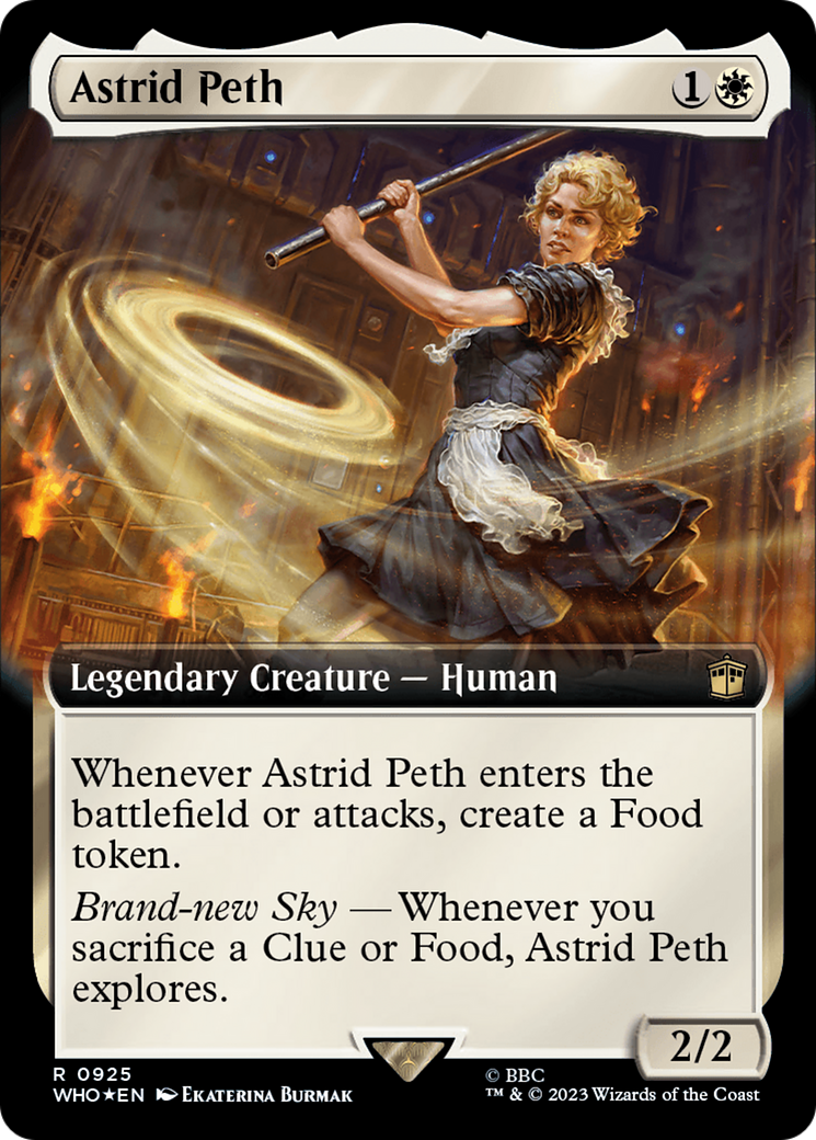 Astrid Peth (Extended Art) (Surge Foil) [Doctor Who] - Magic: The Gathering - Card Brawlers | Quebec | Canada |