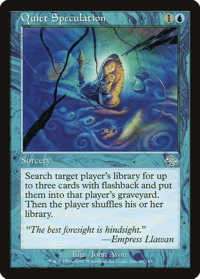 Quiet Speculation [Judgment] - Magic: The Gathering - Card Brawlers | Quebec | Canada |