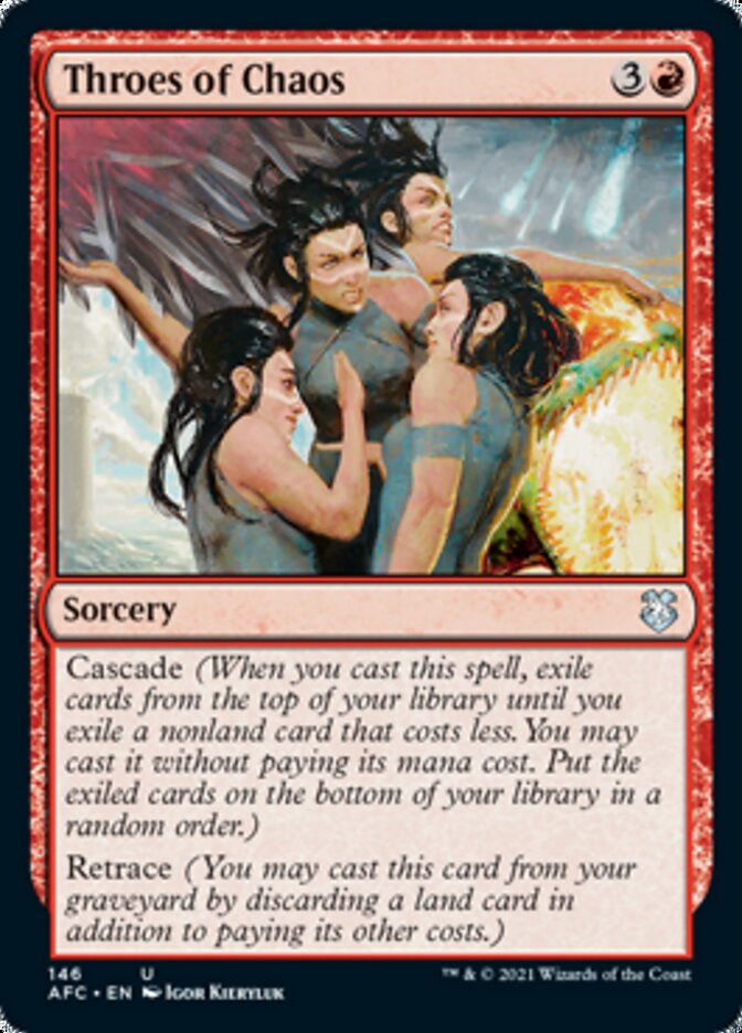Throes of Chaos [Dungeons & Dragons: Adventures in the Forgotten Realms Commander] - Magic: The Gathering - Card Brawlers | Quebec | Canada |