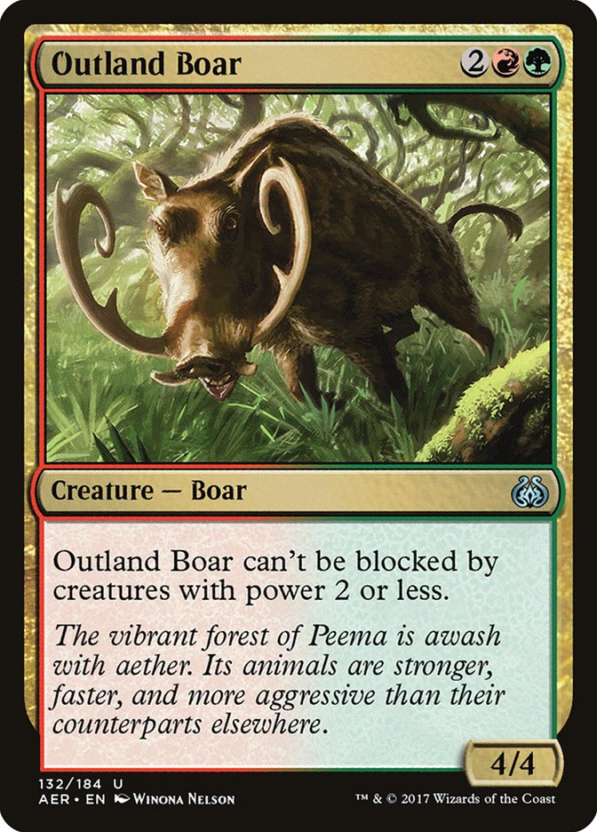 Outland Boar [Aether Revolt] - Magic: The Gathering - Card Brawlers | Quebec | Canada |