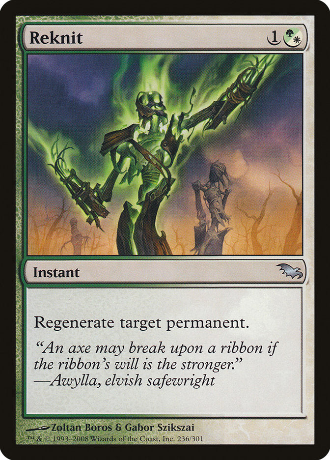 Reknit [Shadowmoor] - Magic: The Gathering - Card Brawlers | Quebec | Canada |