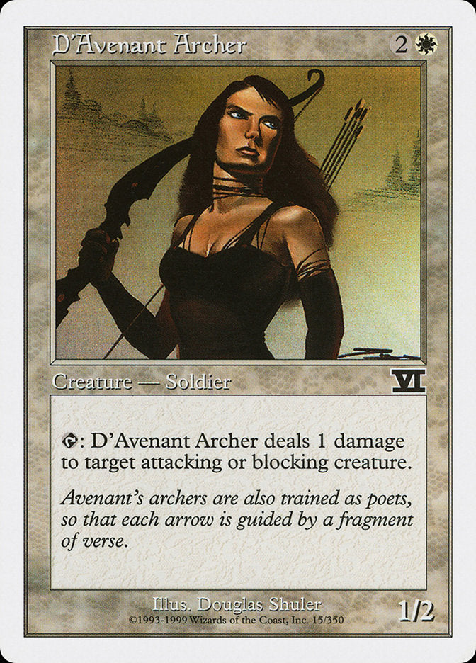 D'Avenant Archer [Classic Sixth Edition] - Magic: The Gathering - Card Brawlers | Quebec | Canada |