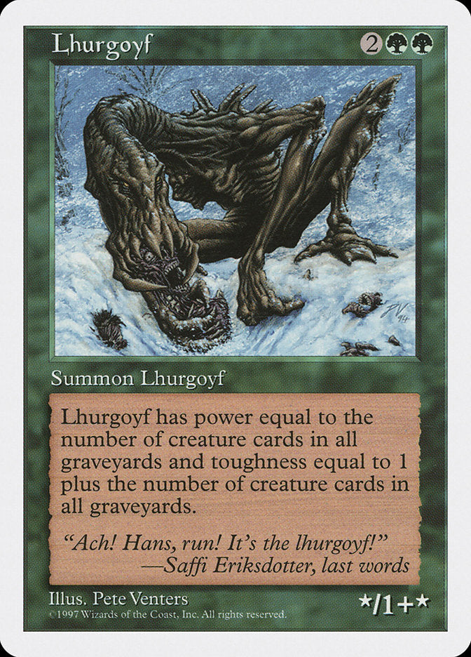 Lhurgoyf [Fifth Edition] - Magic: The Gathering - Card Brawlers | Quebec | Canada |