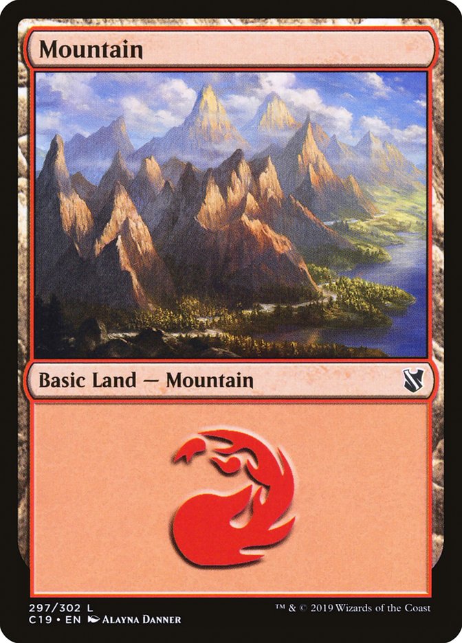 Mountain (297) [Commander 2019] - Magic: The Gathering - Card Brawlers | Quebec | Canada |