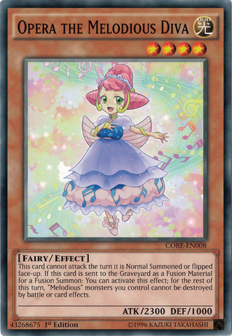 Opera the Melodious Diva [CORE-EN008] Common - Yu-Gi-Oh! - Card Brawlers | Quebec | Canada |