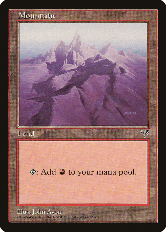 Mountain (Purple Signature) [Mirage] - Magic: The Gathering - Card Brawlers | Quebec | Canada |