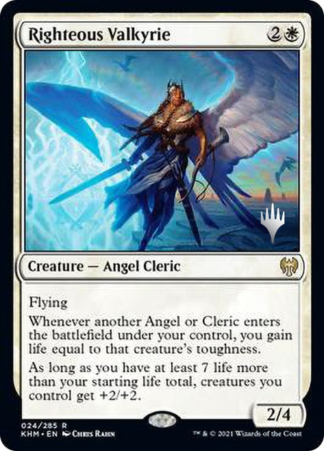 Righteous Valkyrie (Promo Pack) [Kaldheim Promos] - Magic: The Gathering - Card Brawlers | Quebec | Canada |