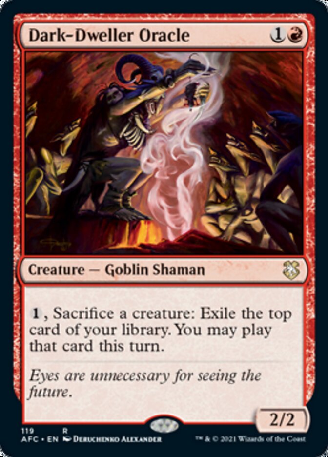 Dark-Dweller Oracle [Dungeons & Dragons: Adventures in the Forgotten Realms Commander] - Magic: The Gathering - Card Brawlers | Quebec | Canada |