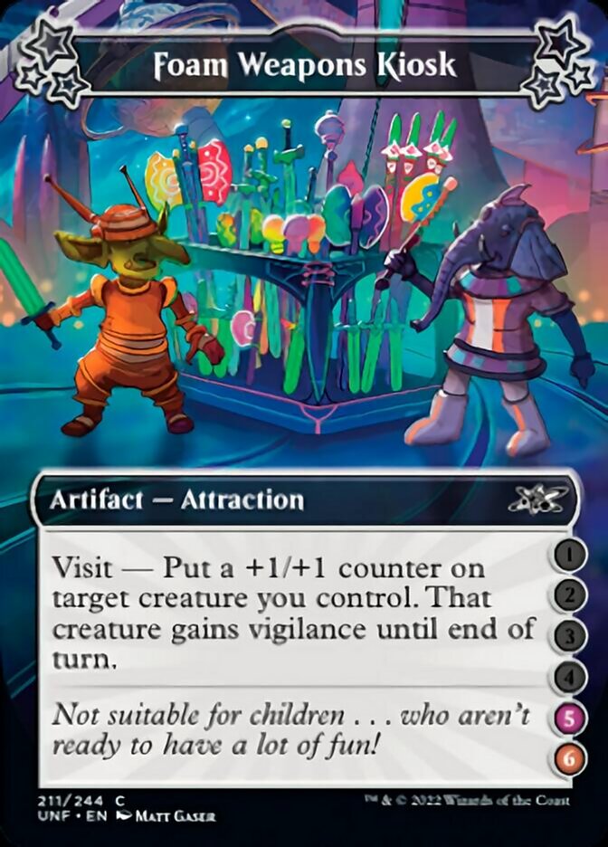 Foam Weapons Kiosk (5-6) [Unfinity] - Magic: The Gathering - Card Brawlers | Quebec | Canada |