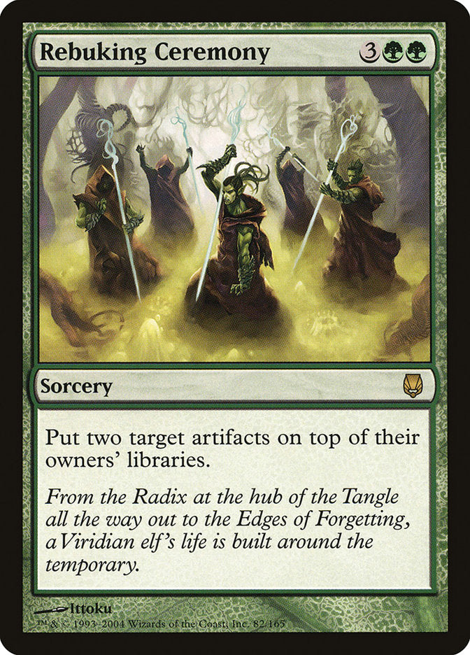 Rebuking Ceremony [Darksteel] - Magic: The Gathering - Card Brawlers | Quebec | Canada |