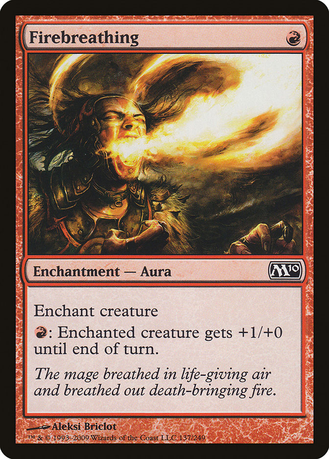 Firebreathing [Magic 2010] - Magic: The Gathering - Card Brawlers | Quebec | Canada |