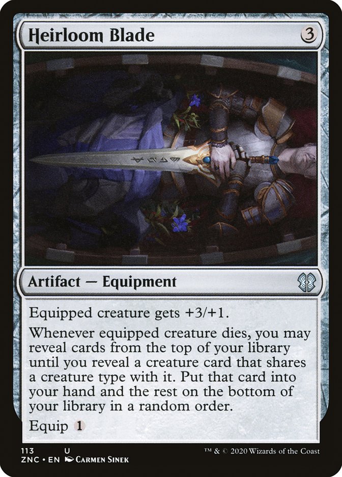 Heirloom Blade [Zendikar Rising Commander] - Magic: The Gathering - Card Brawlers | Quebec | Canada |