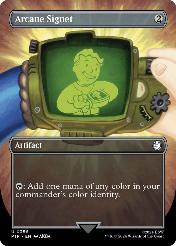Arcane Signet (Borderless) [Fallout] - Magic: The Gathering - Card Brawlers | Quebec | Canada |