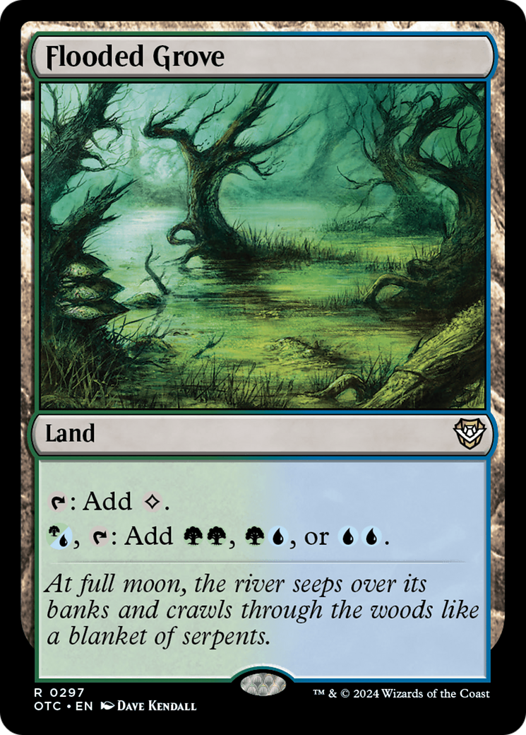 Flooded Grove [Outlaws of Thunder Junction Commander] - Magic: The Gathering - Card Brawlers | Quebec | Canada |