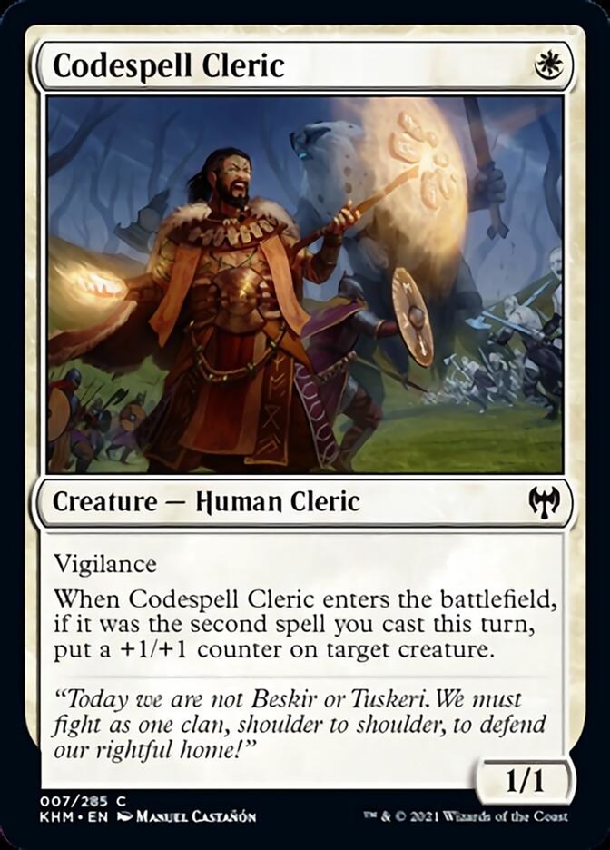 Codespell Cleric [Kaldheim] - Magic: The Gathering - Card Brawlers | Quebec | Canada |