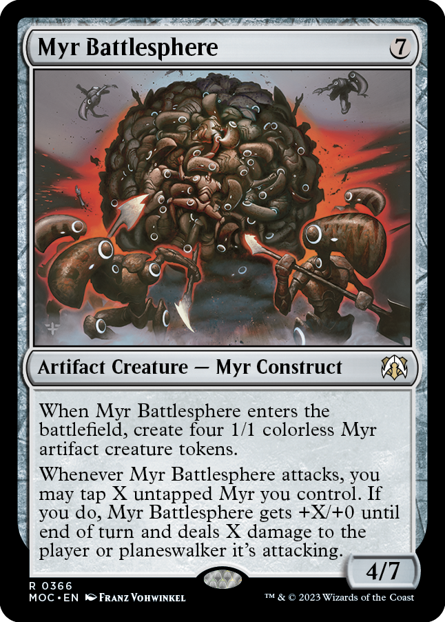 Myr Battlesphere [March of the Machine Commander] - Magic: The Gathering - Card Brawlers | Quebec | Canada |