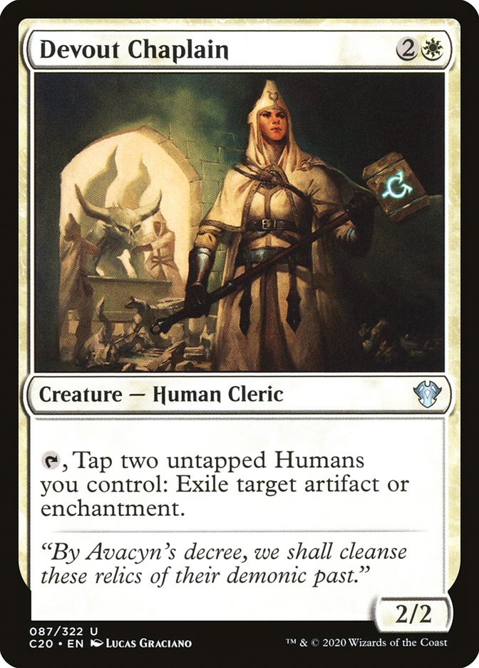 Devout Chaplain [Commander 2020] - Magic: The Gathering - Card Brawlers | Quebec | Canada |