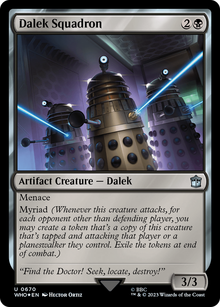 Dalek Squadron (Surge Foil) [Doctor Who] - Magic: The Gathering - Card Brawlers | Quebec | Canada |