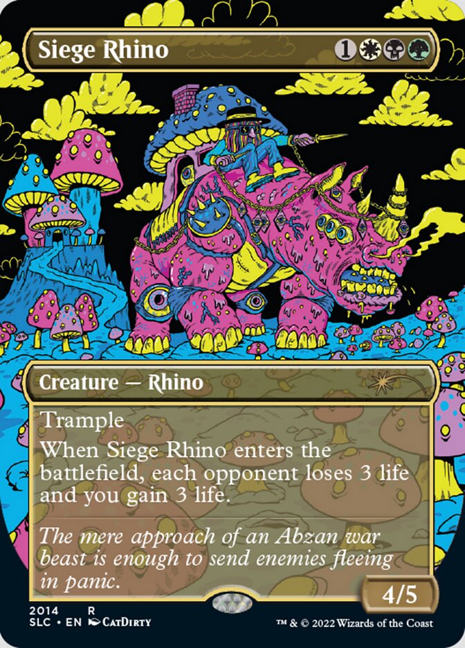 Siege Rhino (Borderless) [Secret Lair Countdown Kit] - Magic: The Gathering - Card Brawlers | Quebec | Canada |