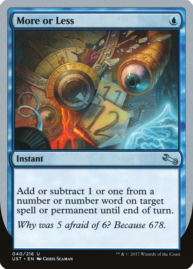More or Less [Unstable] - Magic: The Gathering - Card Brawlers | Quebec | Canada |