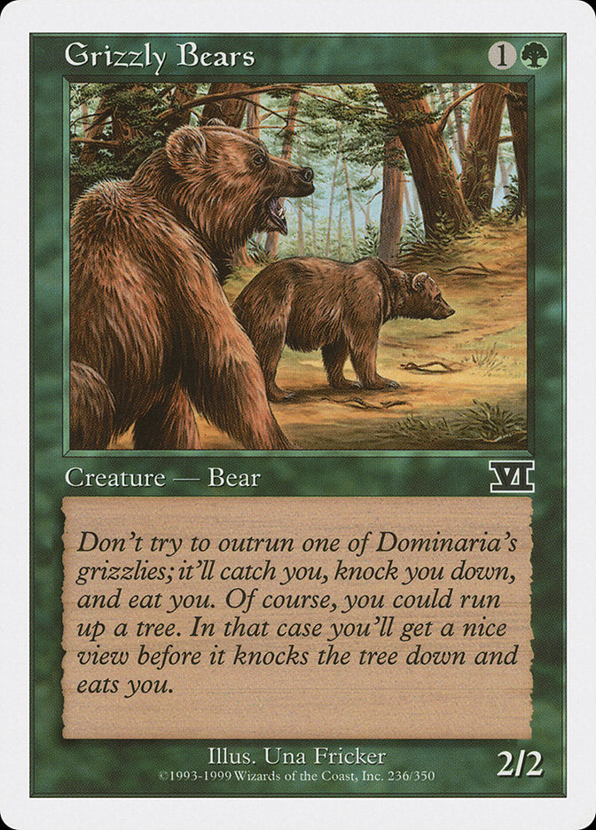 Grizzly Bears [Classic Sixth Edition] - Magic: The Gathering - Card Brawlers | Quebec | Canada |