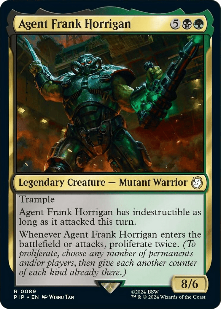 Agent Frank Horrigan [Fallout] - Card Brawlers
