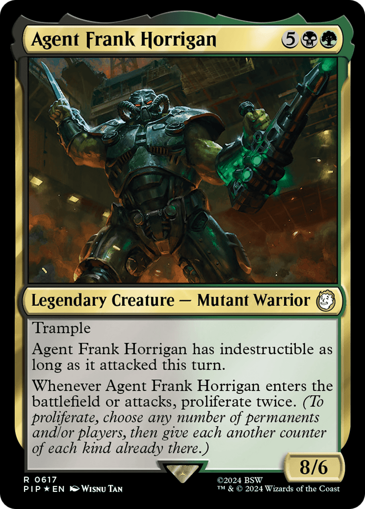 Agent Frank Horrigan (Surge Foil) [Fallout] - Card Brawlers